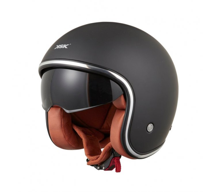Casque Jet Homologué — Noir